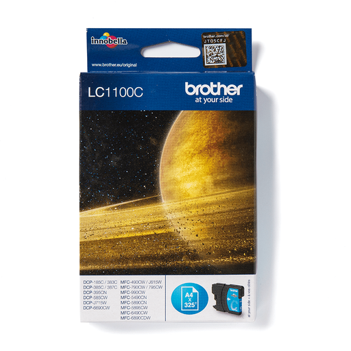 Brother LC-1100C / LC1100C cyan ink cartridge, 325 pages