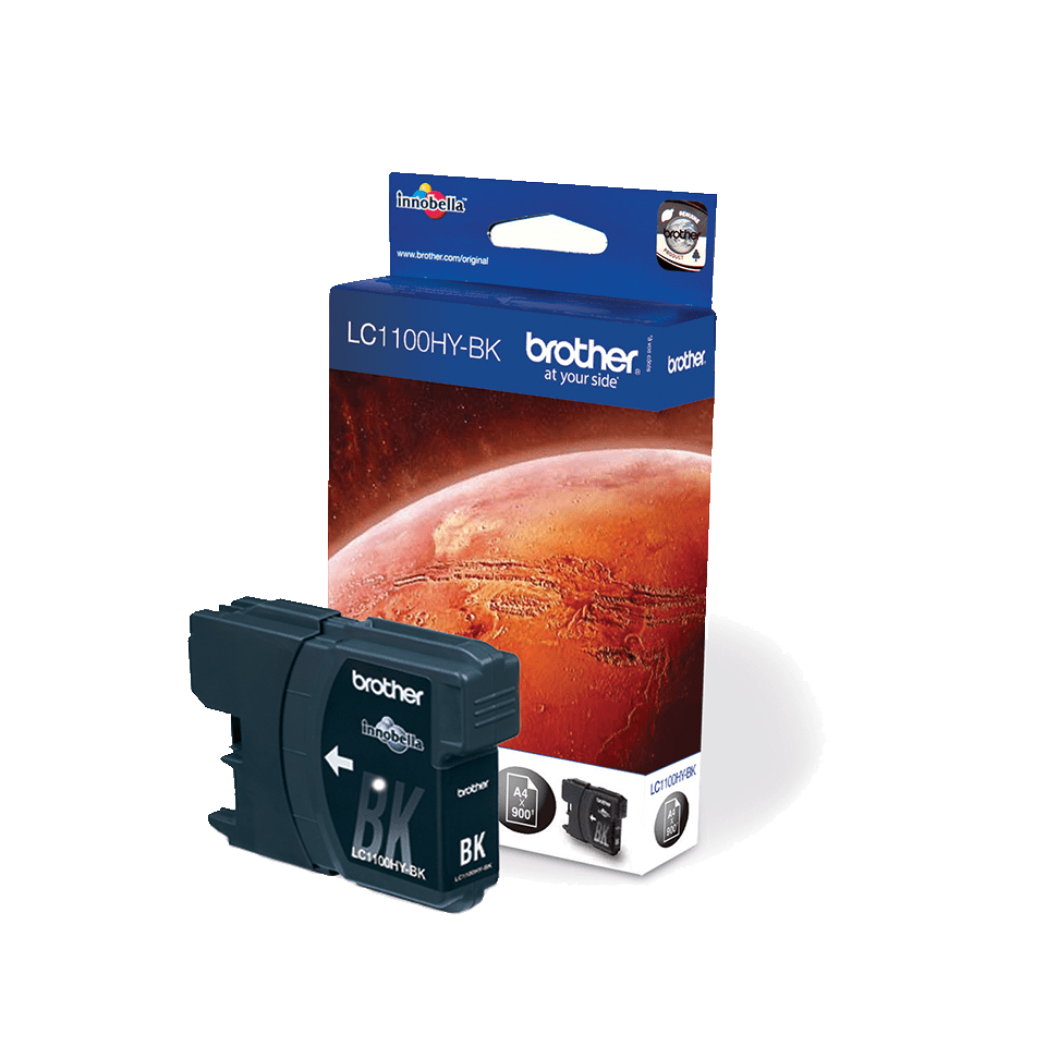 Brother LC-1100HYBK / LC1100HYBK black ink cartridge XL, 900 pages
