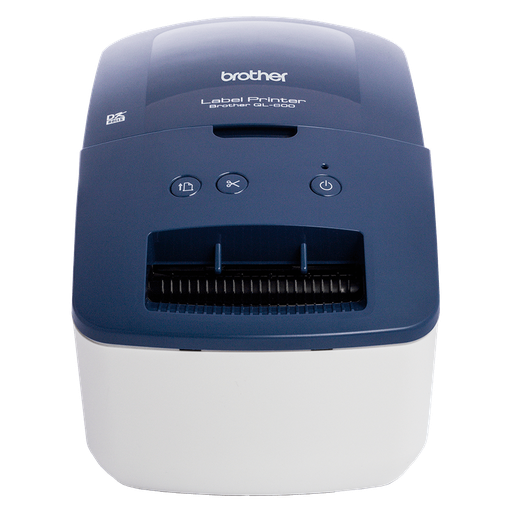 Imprimante d'étiquettes Brother QL-600B, jusqu'à 62 mm, USB