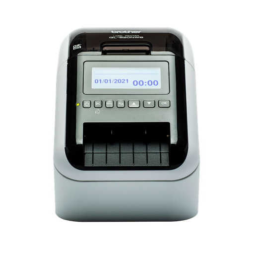 Imprimante d'étiquettes Brother QL-820NWBCVM, jusqu'à 62 mm, Bluetooth, Wi-Fi