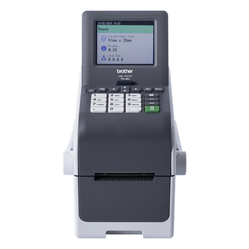 Imprimante d'étiquettes Brother TD-2350DSAH300, jusqu'à 63 mm, Bluetooth, Wi-Fi