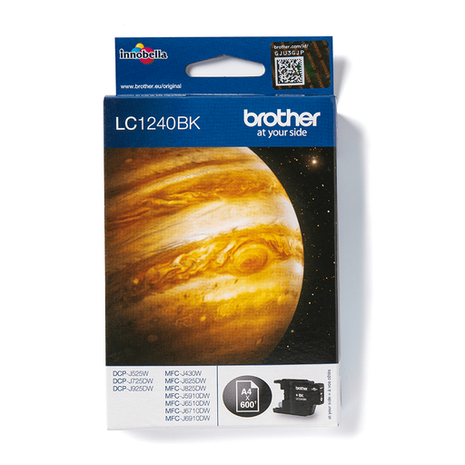 Cartouche d'encre Brother LC-1240BK / LC1240BK noire XL, 600 pages