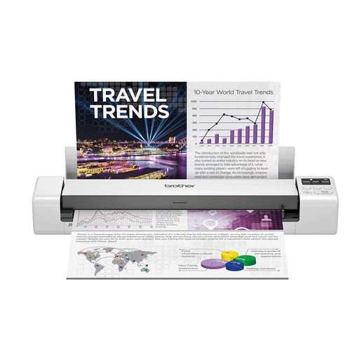 Scanner mobile Brother DS-940DW, A4, 15 ppm, recto verso
