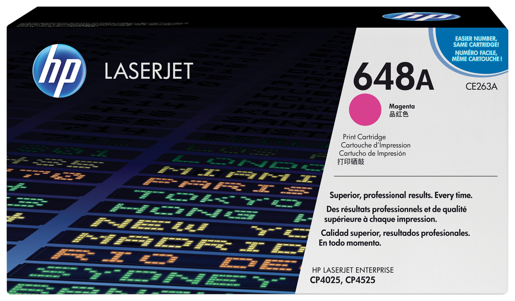 HP 648A / CE263A magenta toner, 11,000 pages
