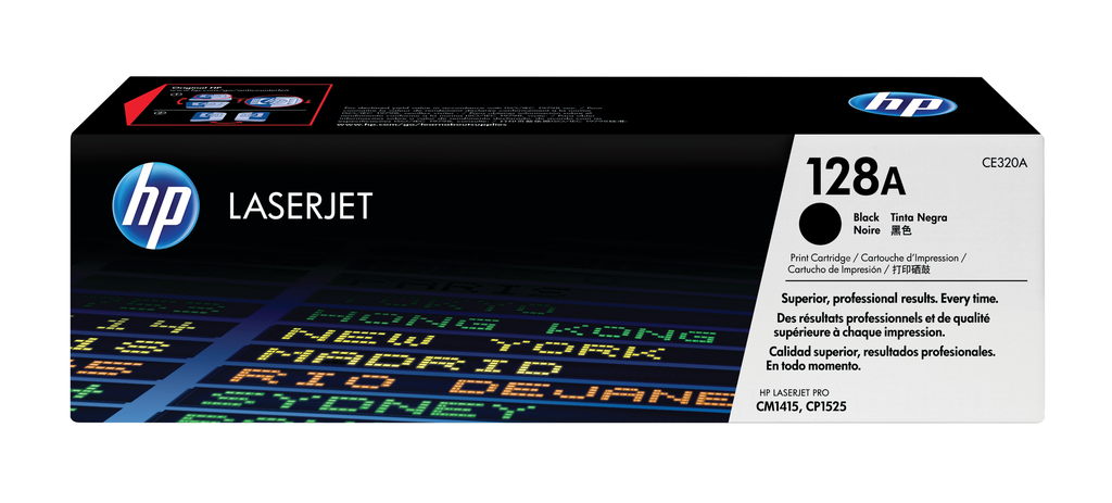 Toner HP 128A / CE320A Schwarz, 2.000 Seiten