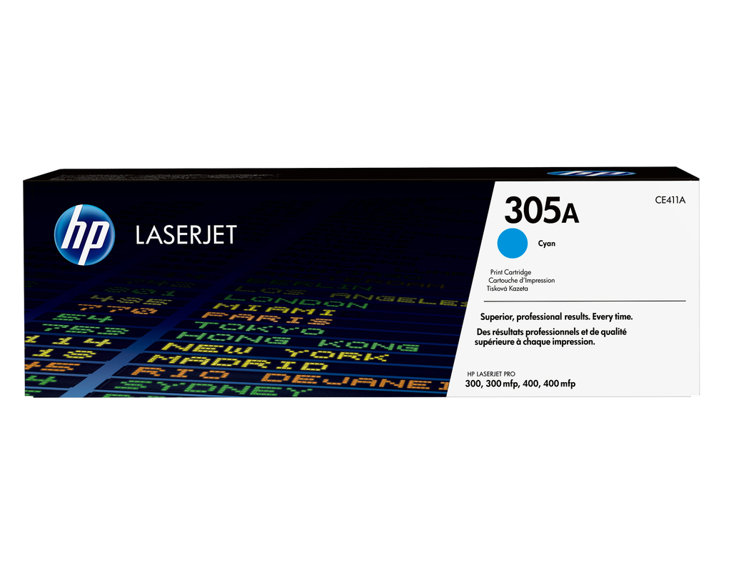 Toner HP 305A / CE411A cyan, 2 600 pages