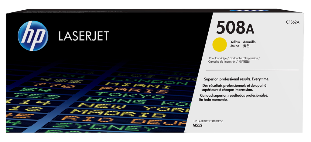 Toner HP 508A / CF362A jaune, 5 000 pages