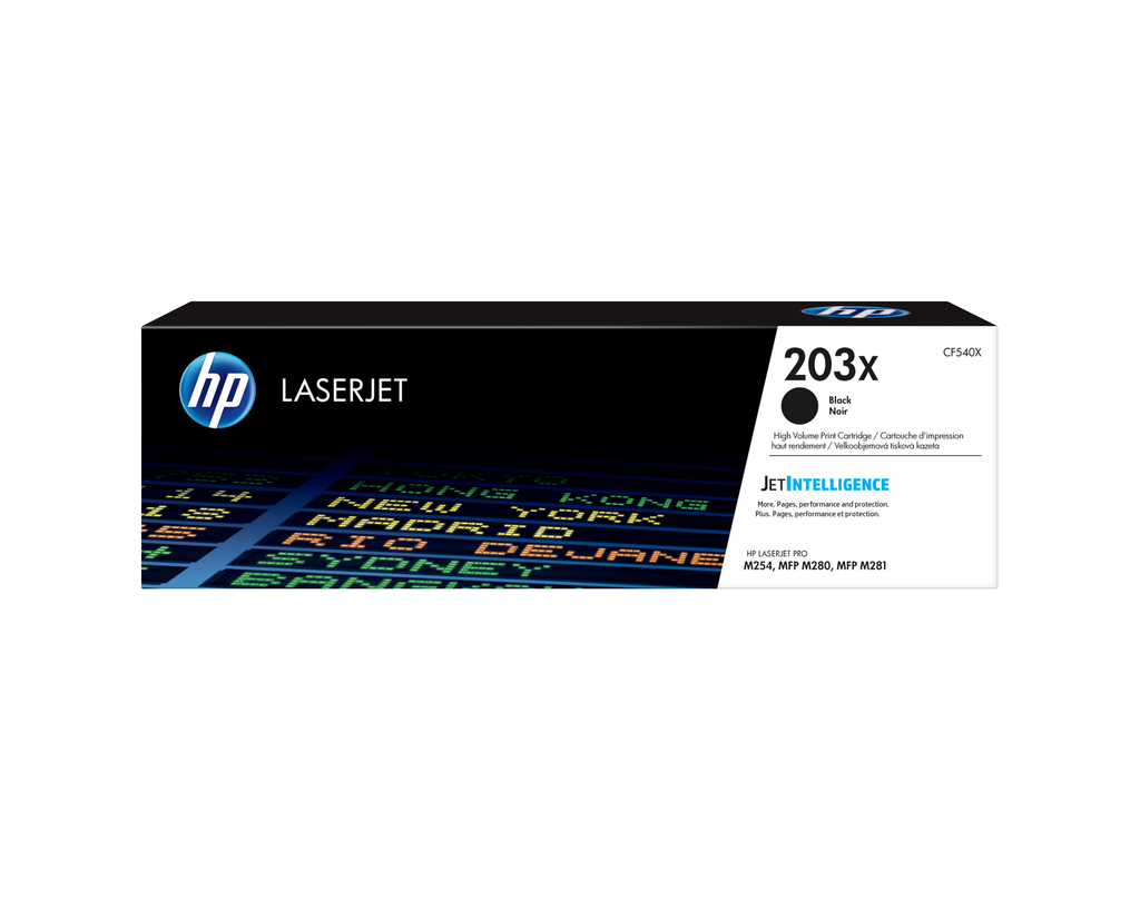 HP 203X / CF540X black XL toner, 3,200 pages
