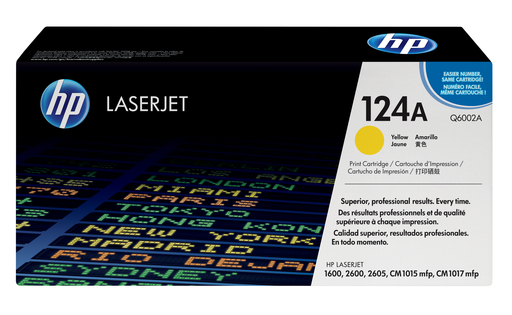 Toner HP 124A / Q6002A jaune, 2 000 pages