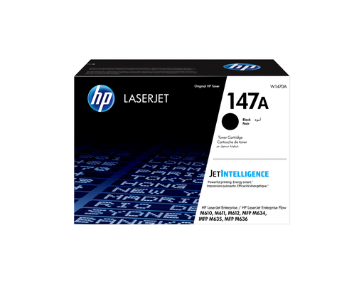 Toner HP 147A / W1470A noir, 10 500 pages