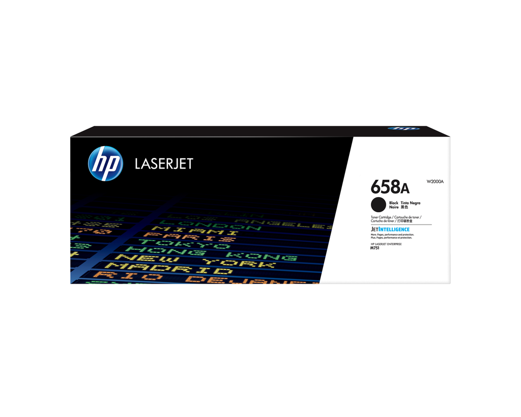 HP 658A / W2000A black toner, 7,000 pages