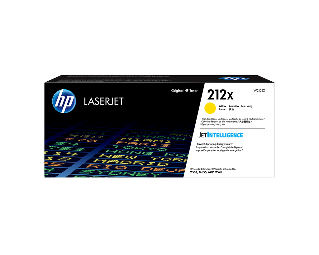 Toner HP 212X / W2122X jaune XL, 10 000 pages