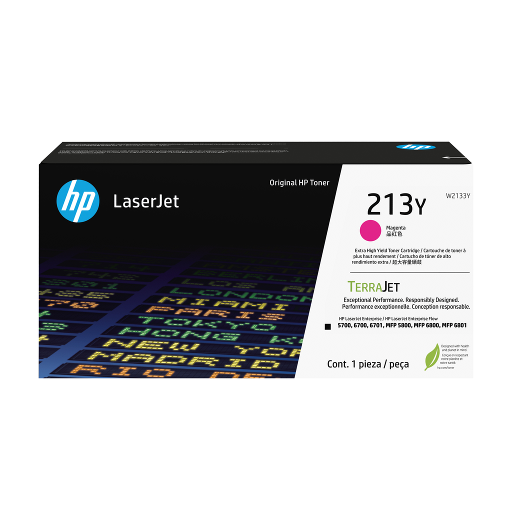 HP 213Y / W2133Y magenta XL toner, 12,000 pages