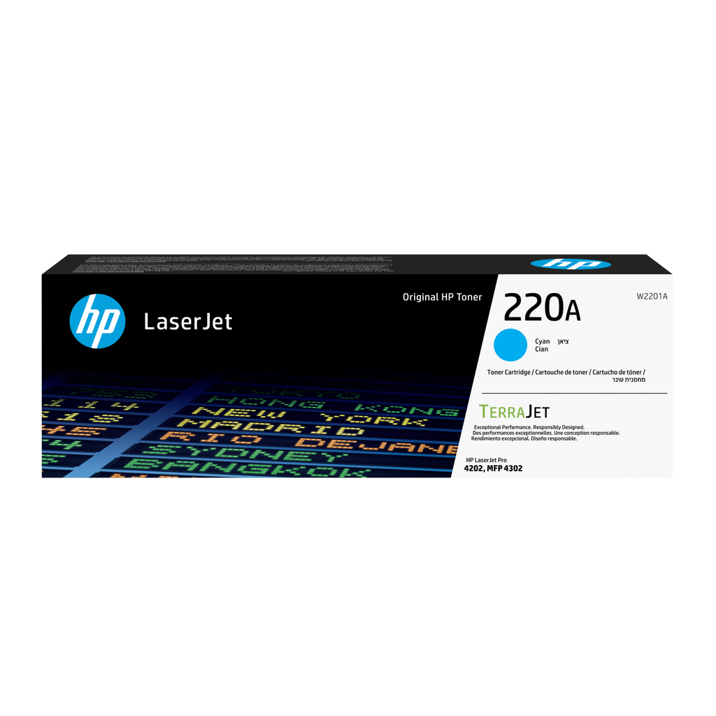 Toner HP 220A / W2201A Cyan, 1.800 Seiten