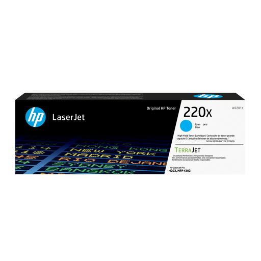 Toner HP 220X / W2201X cyan XL, 5 500 pages
