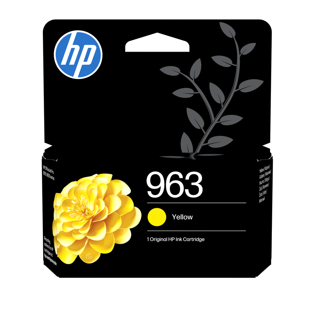 Cartouche d'encre HP 963 / 3JA25AE jaune, 700 pages