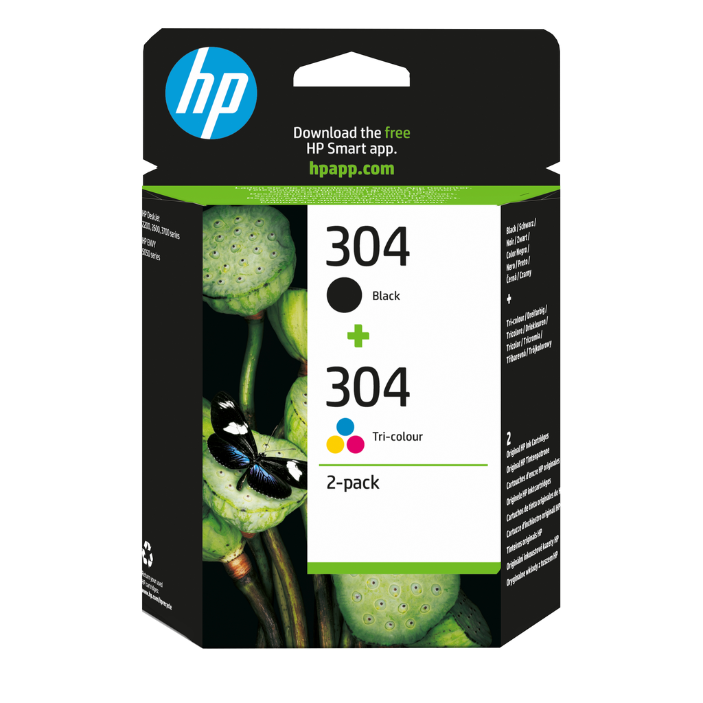 Pack HP 304 / 3JB05AE 4 couleurs, 120 pages