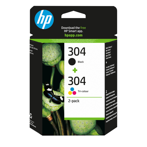 Multipack HP 304 / 3JB05AE 4 Farben, 120 Seiten