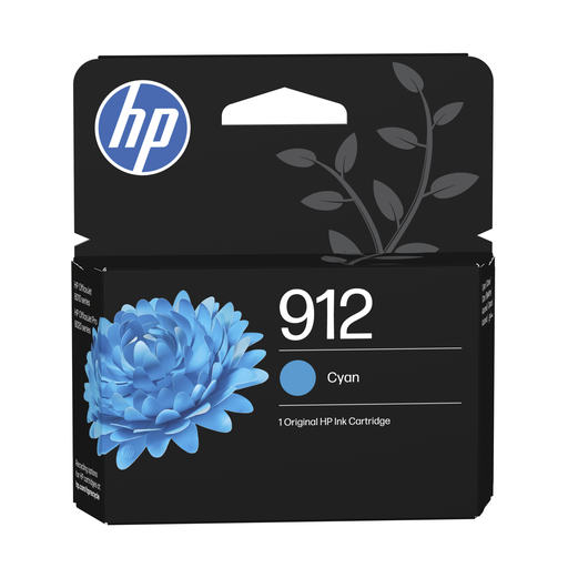Cartouche d'encre HP 912 / 3YL77AE cyan, 315 pages