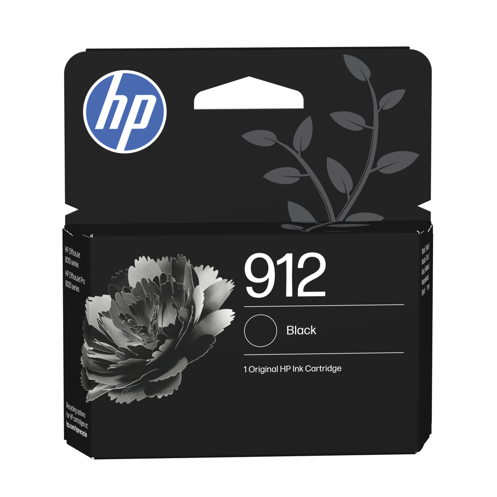 Tintenpatrone HP 912 / 3YL80AE Schwarz, 250 Seiten