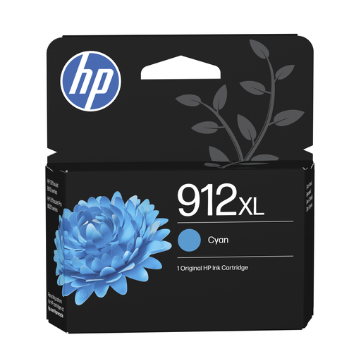 Cartouche d'encre HP 912XL / 3YL81AE cyan XL, 700 pages