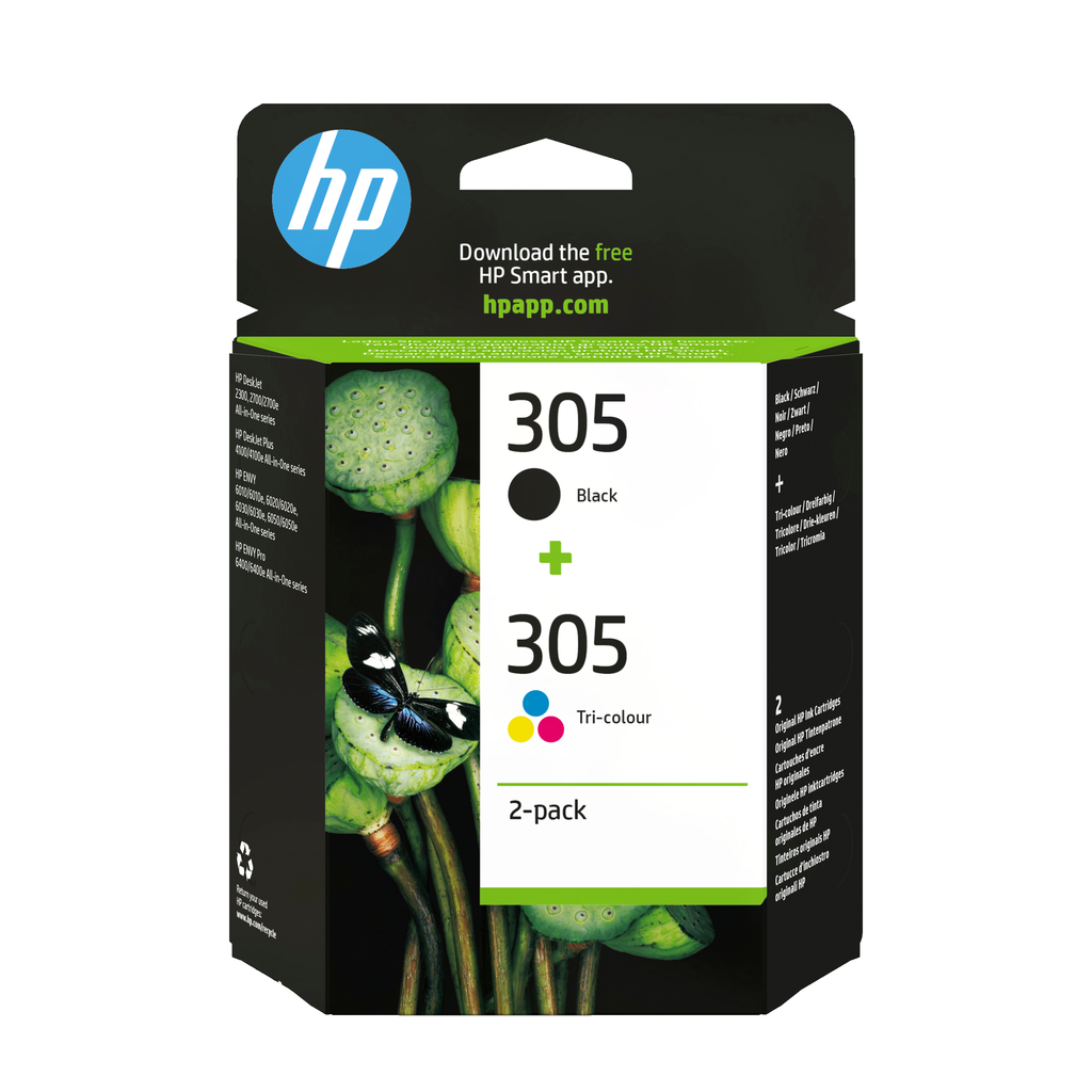 Pack HP 305 / 6ZD17AE 4 couleurs, 120 pages