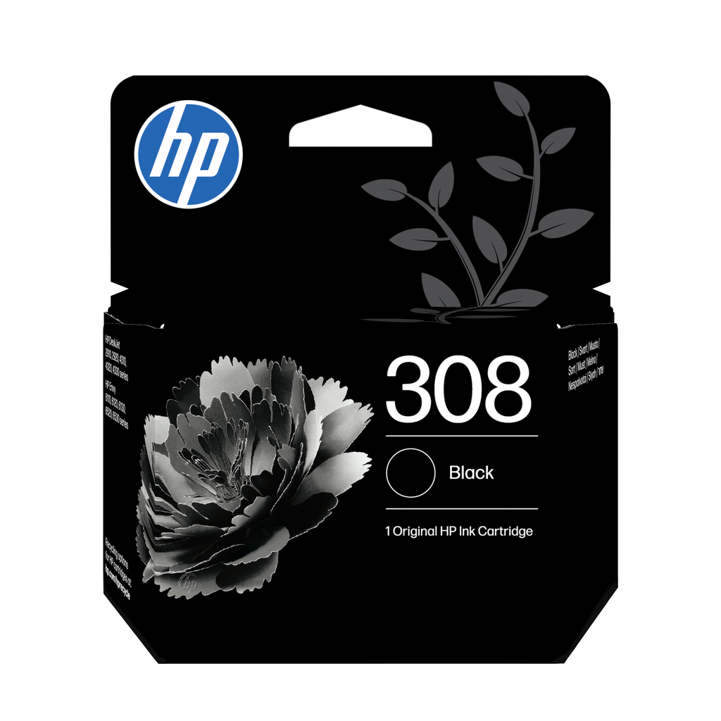 HP 308 / 7FP21UE black ink cartridge, 160 pages