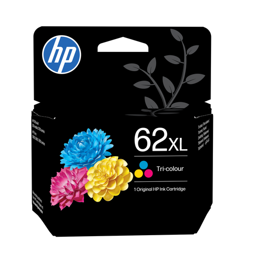 Cartouche d'encre HP 62 / C2P06AE 3 couleurs, 165 pages