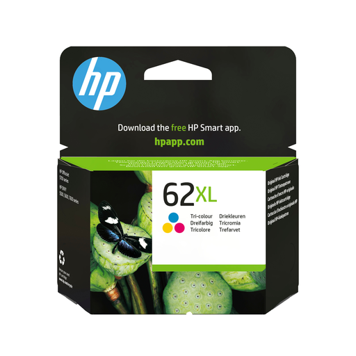 Tintenpatrone HP 62XL / C2P07AE Dreifarbig XL, 415 Seiten
