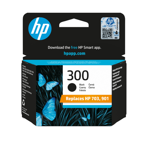 Tintenpatrone HP 300 / CC640EE Schwarz, 200 Seiten
