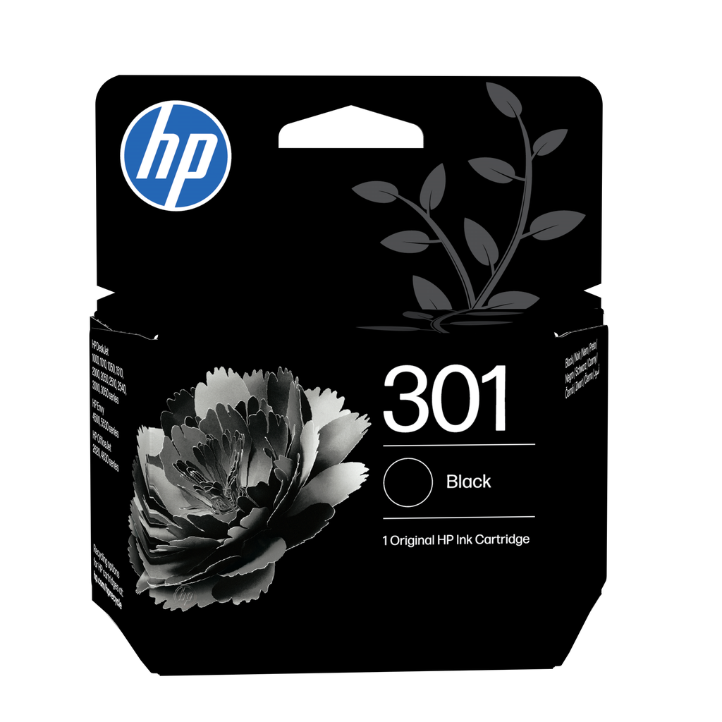 HP 301 / CH561EE black ink cartridge, 170 pages