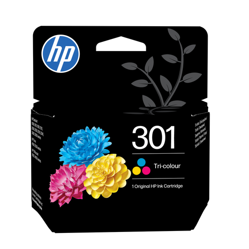Cartouche d'encre HP 301 / CH562EE 3 couleurs, 150 pages