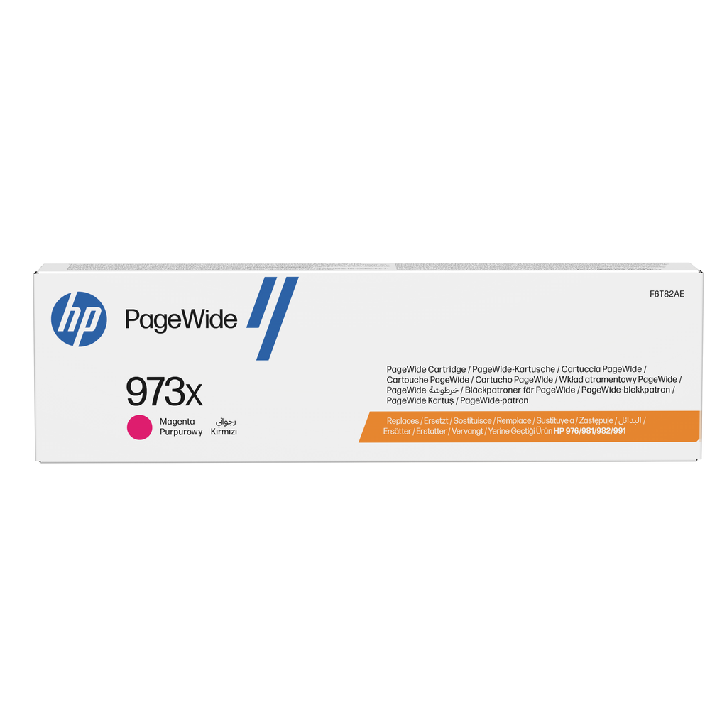 HP 973X / F6T82AE magenta XL ink cartridge, 7,000 pages