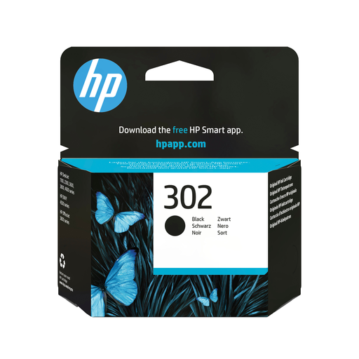 Tintenpatrone HP 302 / F6U66AE Schwarz, 170 Seiten