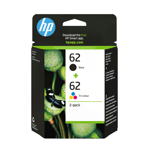 Multipack HP 62 / N9J71AE 4 Farben, 200 Seiten