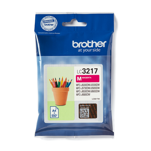 Brother LC-3217M / LC3217M magenta ink cartridge, 550 pages