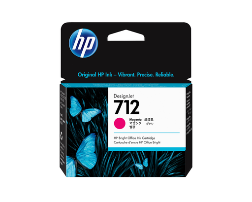 HP 712 / 3ED68A magenta ink cartridge, 29 ml