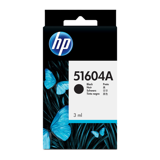 Cartouche d'encre HP 51604A noire, 1 ml