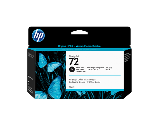 Cartouche d'encre HP 72 / C9370A noire, 130 ml