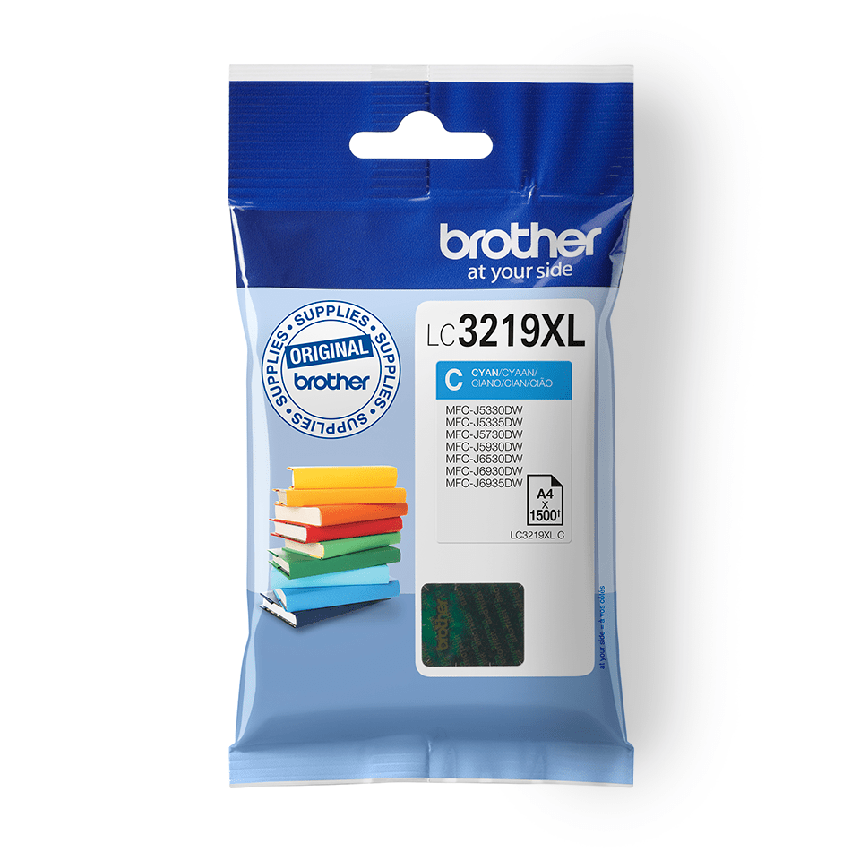 Brother LC-3219XLC / LC3219XLC cyan ink cartridge XL, 1,500 pages