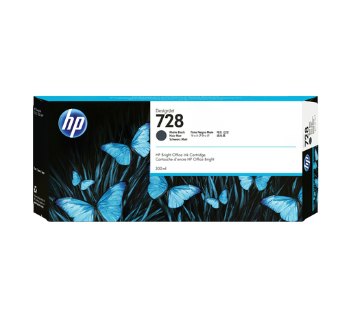 Tintenpatrone HP 728 / F9J68A Schwarz, 300 ml