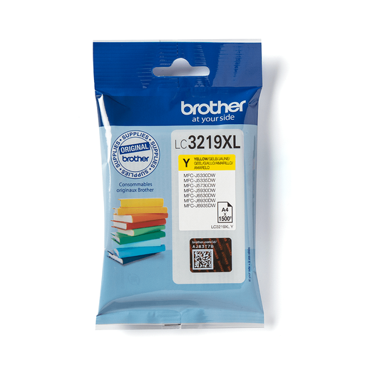 Brother LC-3219XLY / LC3219XLY yellow ink cartridge XL, 1,500 pages