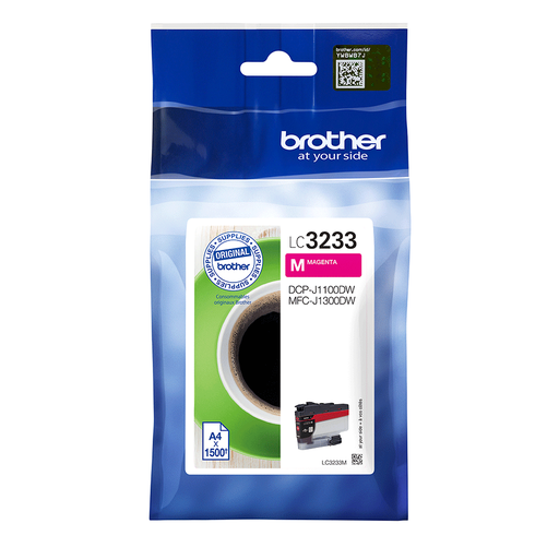 Cartouche d'encre Brother LC-3233M / LC3233M magenta, 1 500 pages
