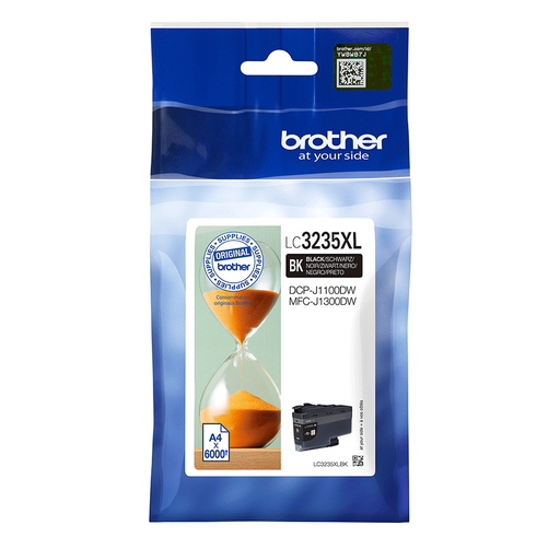 Brother Tintenpatrone LC-3235XLBK / LC3235XLBK Schwarz XL, 6.000 Seiten