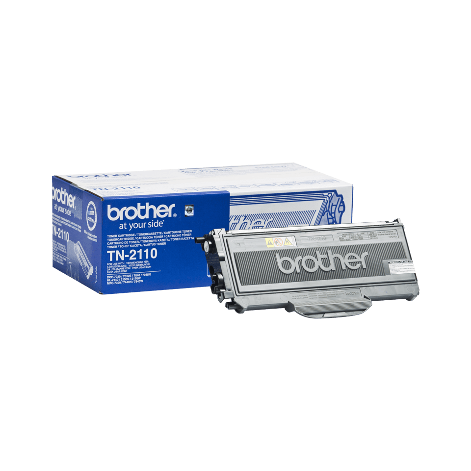 Brother TN-2110 / TN2110 black toner, 1,500 pages