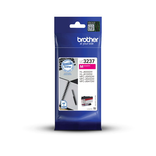 Cartouche d'encre Brother LC-3237M / LC3237M magenta, 1 500 pages