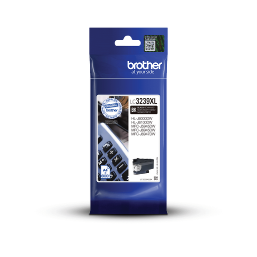 Brother LC-3239XLBK / LC3239XLBK black ink cartridge XL, 6,000 pages