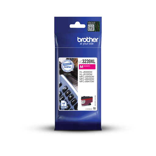 Brother Tintenpatrone LC-3239XLM / LC3239XLM Magenta XL, 5.000 Seiten