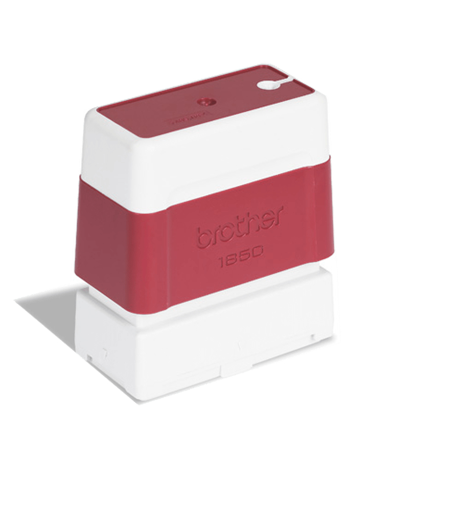 Tampons Brother PR1850R6P 18 x 50 mm rouge, lot de 6