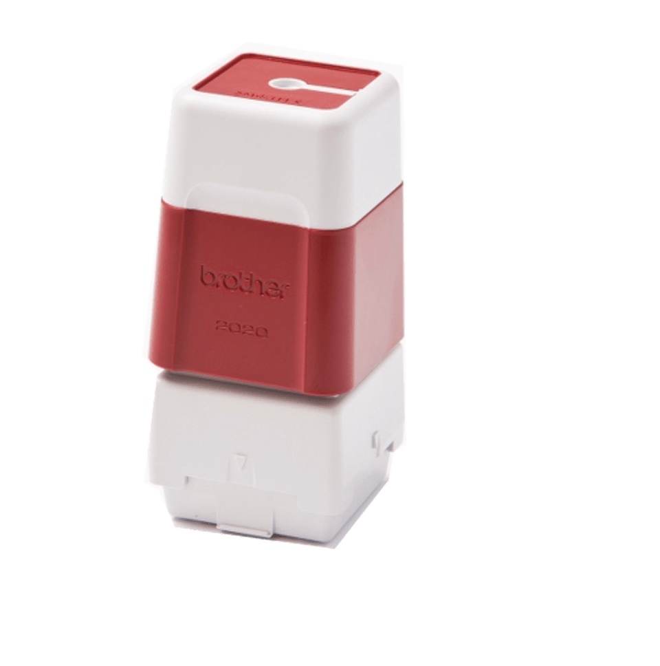 Tampons Brother PR2020R6P 20 x 20 mm rouge, lot de 6